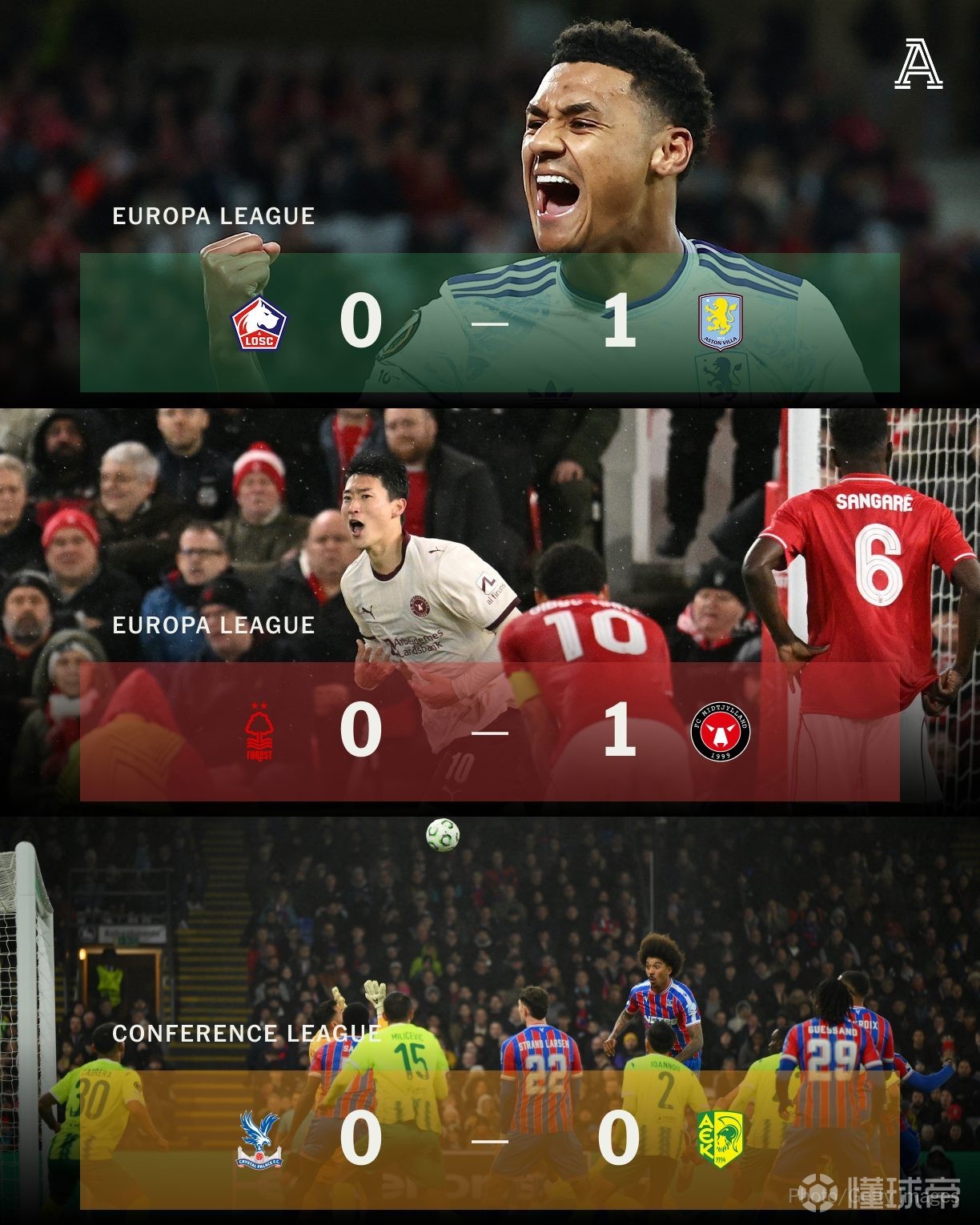 埃梅里杯的含金量，英超本周欧战9队仅维拉取胜，总战绩1胜3平5负