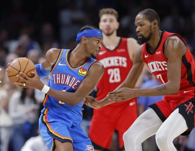 杜兰特盛赞SGA连续126场得分20+ 他是不是为回归雷霆做准备？