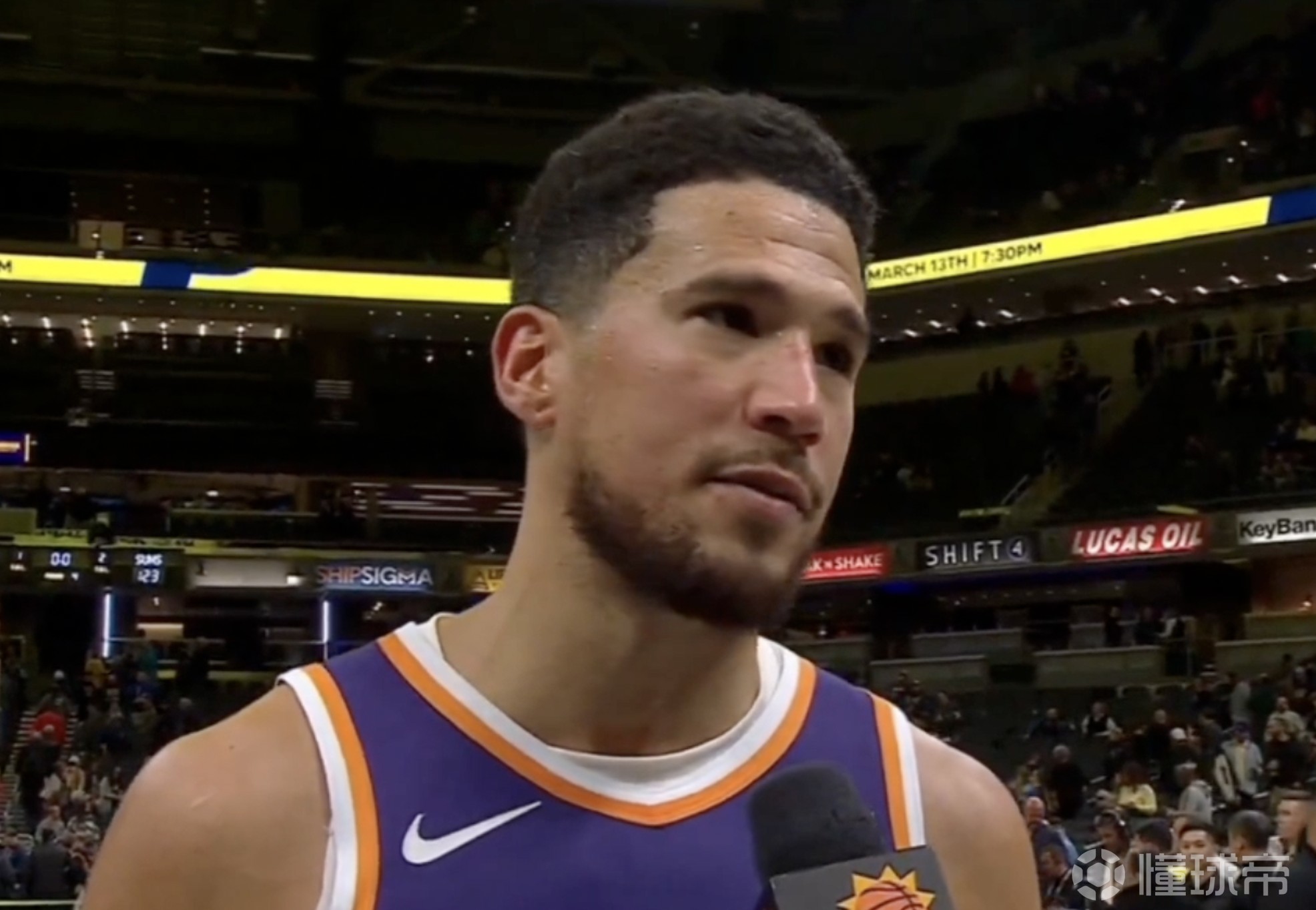 43分赛季新高，布克：之前在印第安纳拿过62分，我爱在这打球